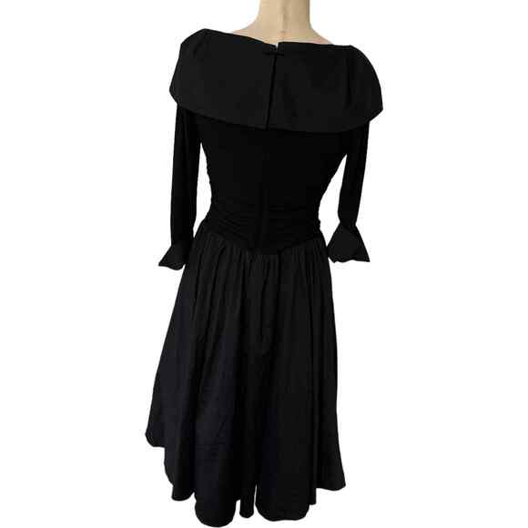 VINTAGE JOSEPH RIBKOFF RETRO 50'S EVENING DRESS SZ 8 - Picture 3 of 4